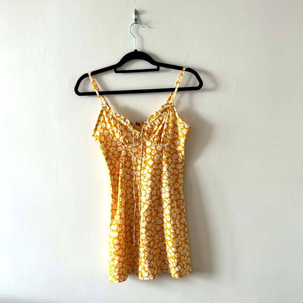 ZAFUL floral print mini dress